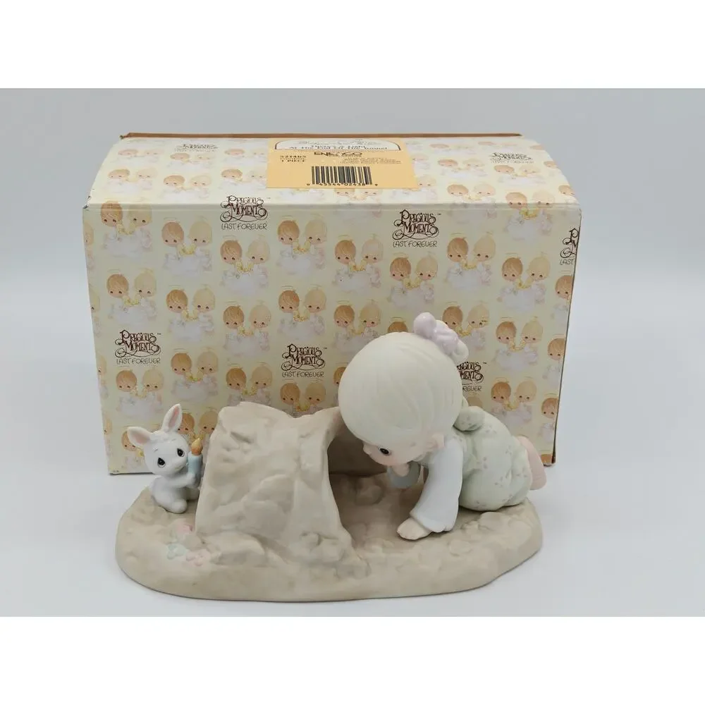 Precious Moments Theres A Light At The End Of The Tunnel Enesco 521485 1990 OG